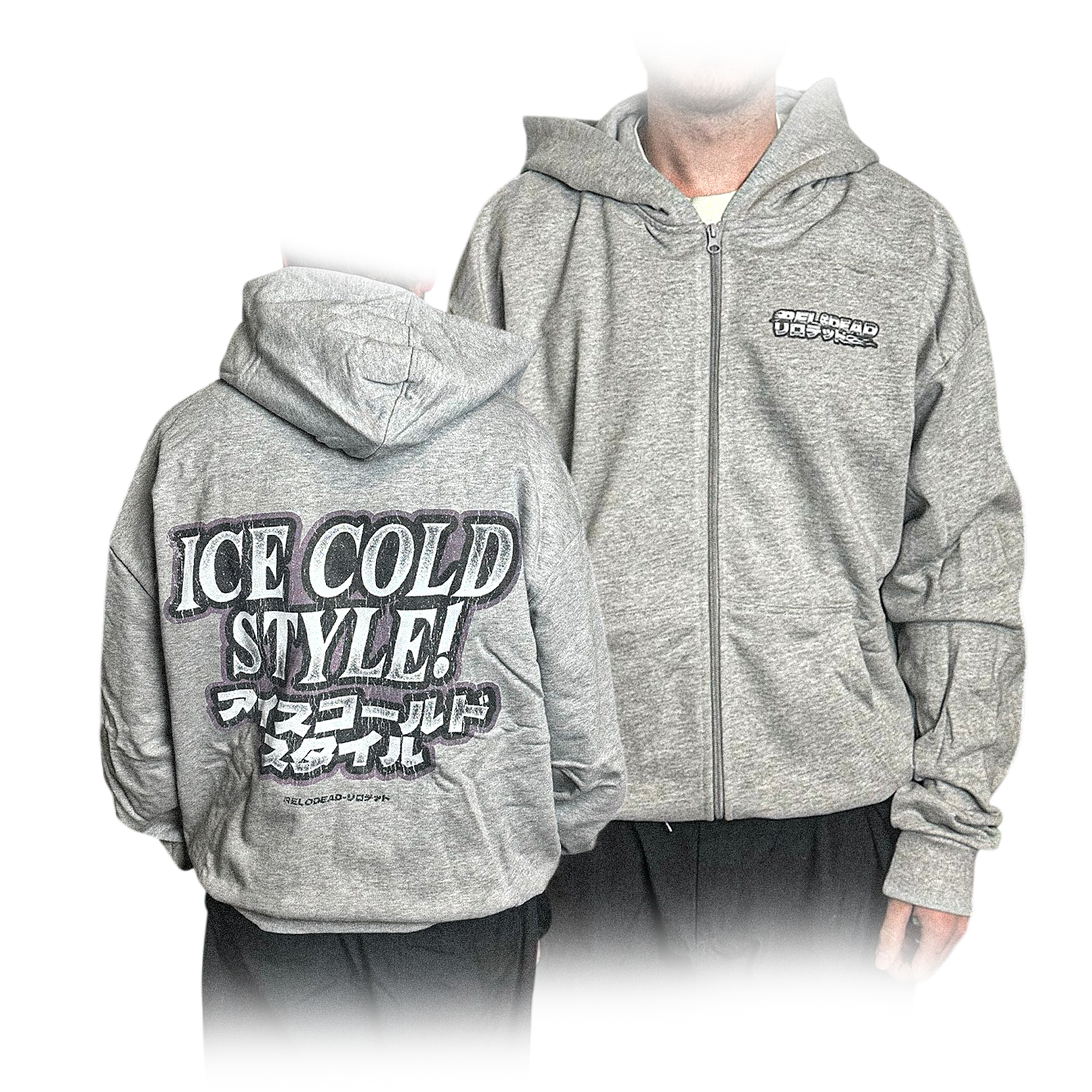 "ICE COLD STYLE" OVERSIZED ZIPPER