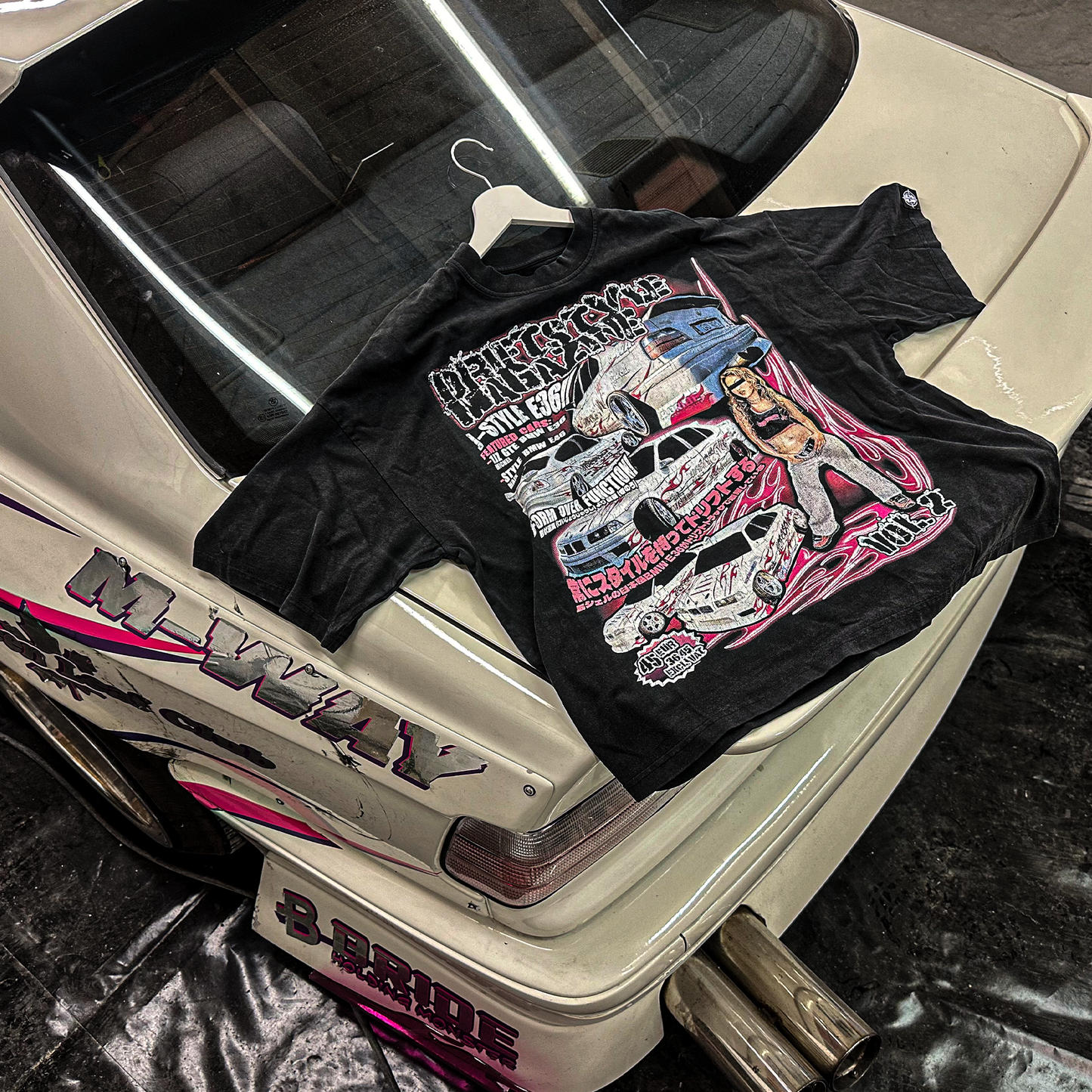"DRIFTSTYLE MAGAZIN VOL.2" VINTAGE OVERSIZED T-SHIRT