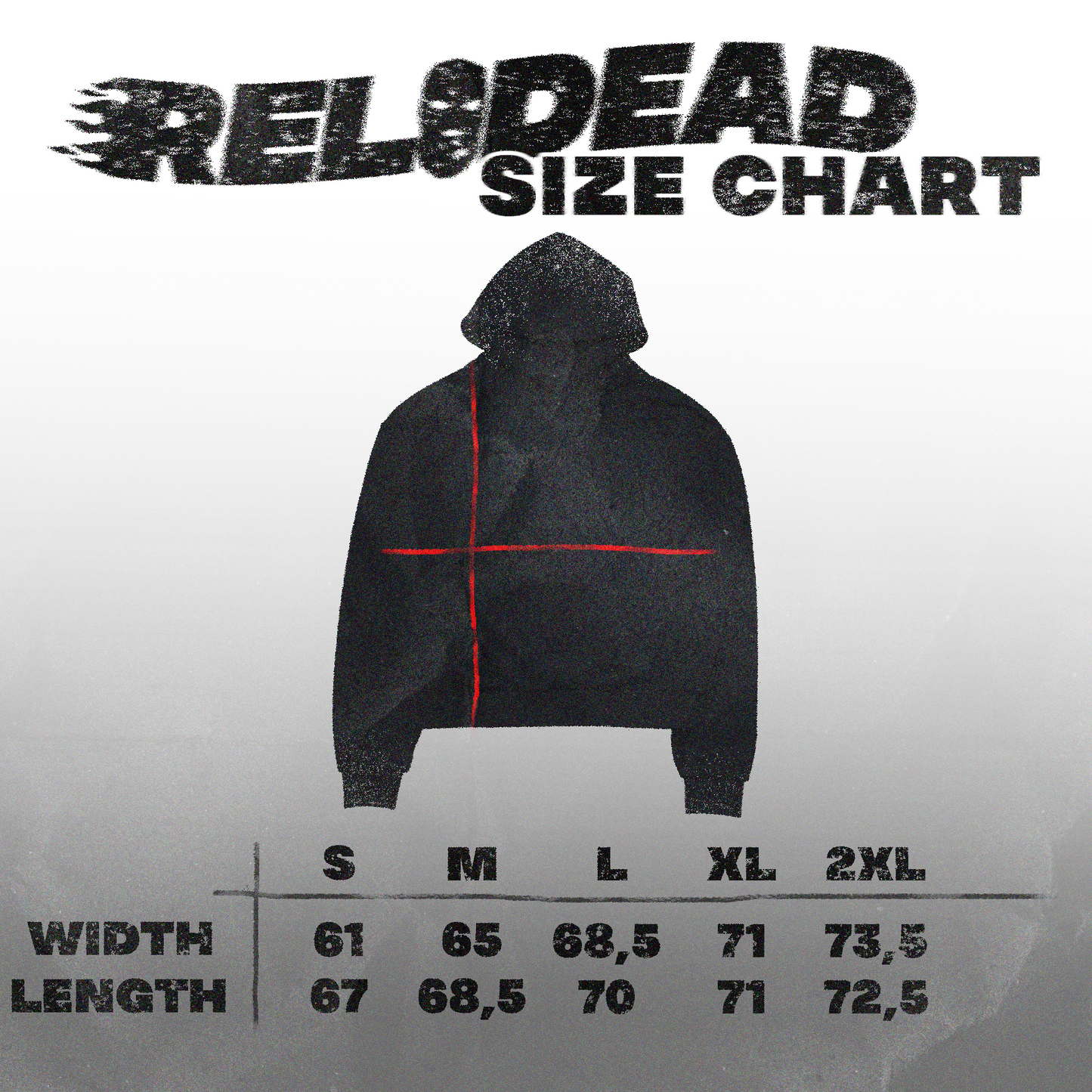 "GOTHIC" VINTAGE OVERSIZED HOODIE