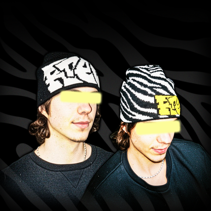 ZEBRA SWAG REVERSIBLE BEANIE