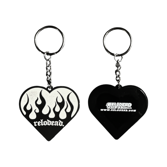 "𝔟𝔲𝔯𝔫𝔦𝔫𝔤 𝔩𝔬𝔳𝔢" Keychain