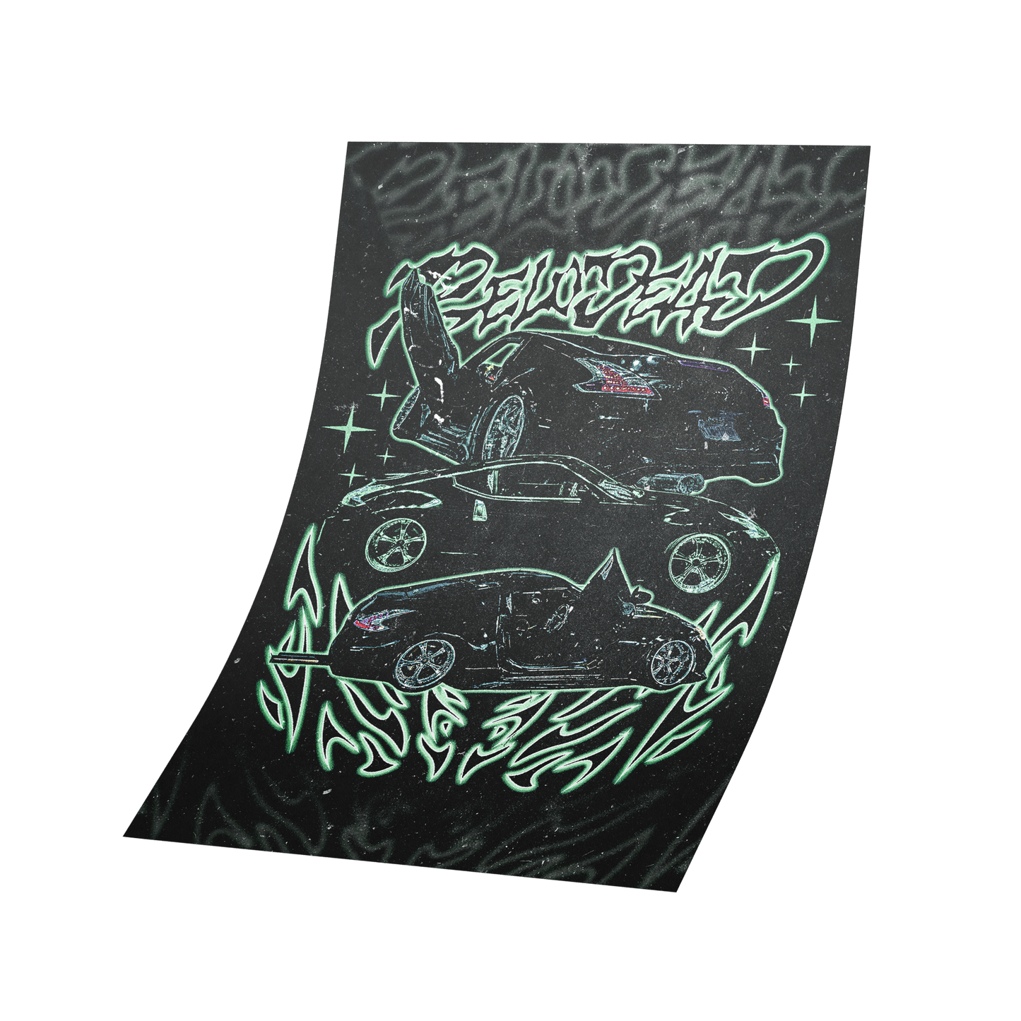 "GHOSTFACE 350Z" POSTER (A2)