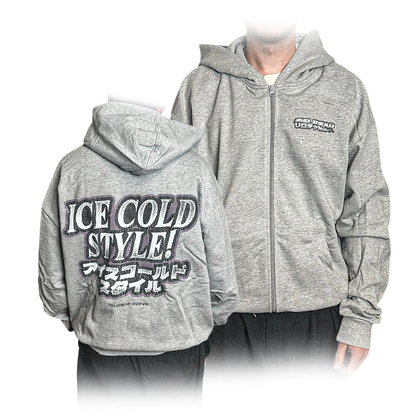"ICE COLD STYLE" OVERSIZED ZIPPER