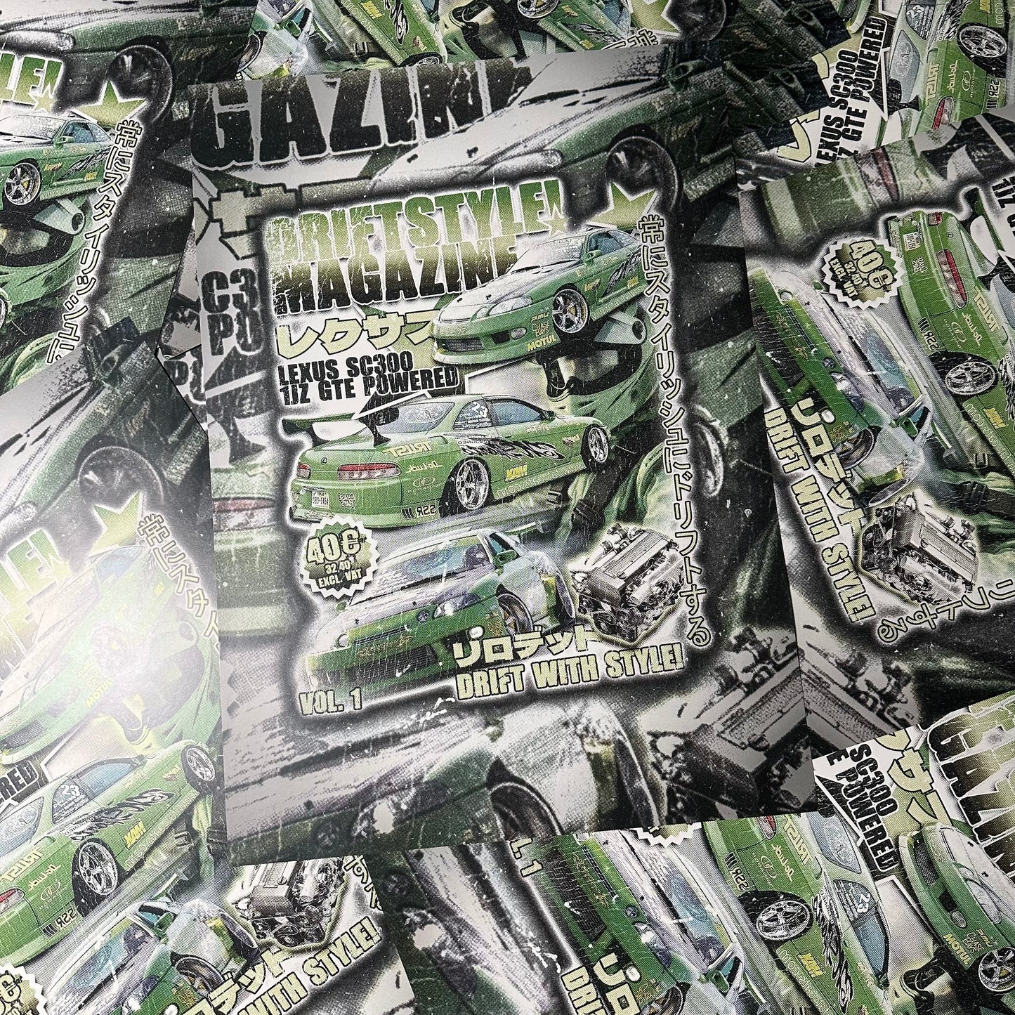 "DRIFTSTYLE MAGAZINE VOL.1" POSTER (A2)