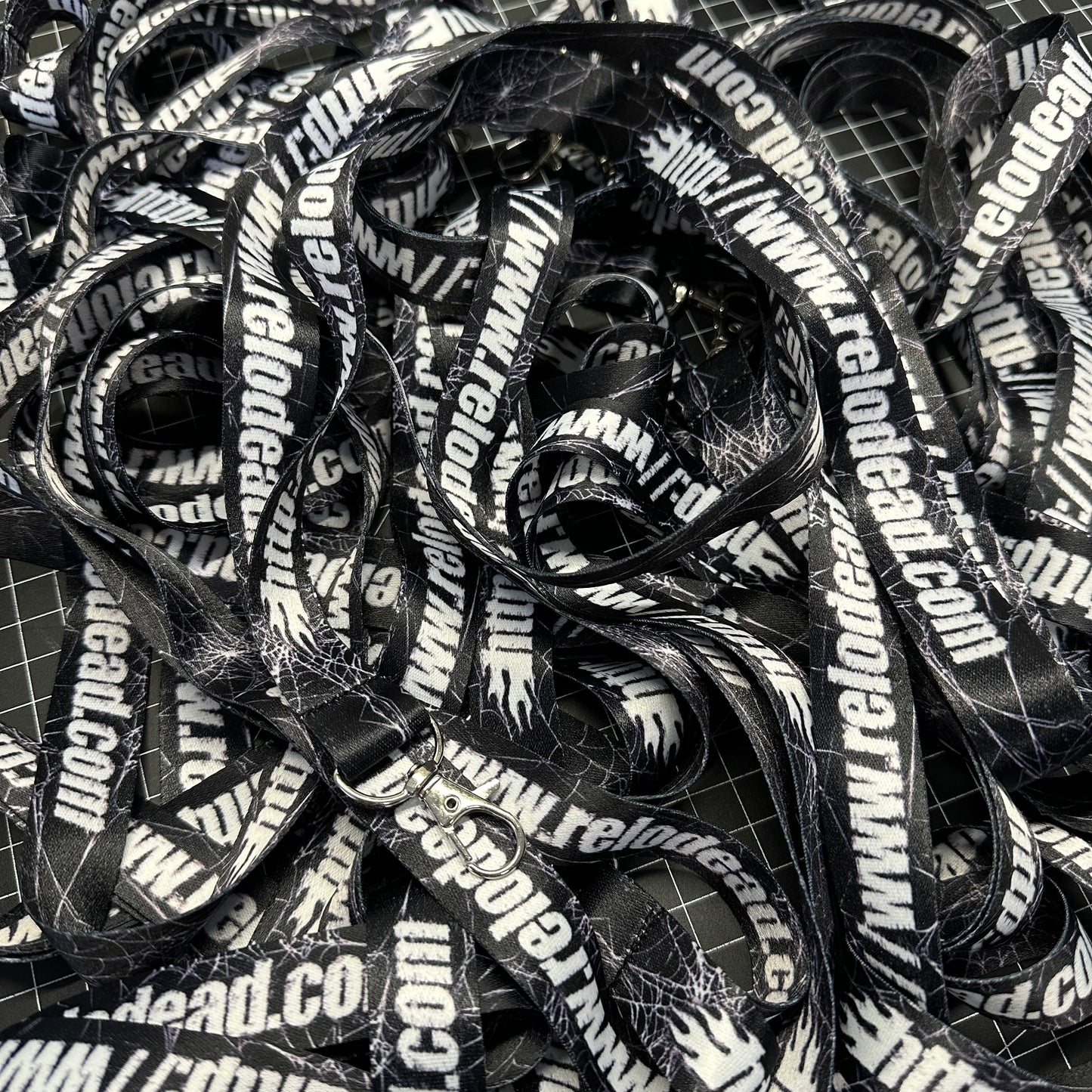 "SPIDERWEB URL" Lanyard