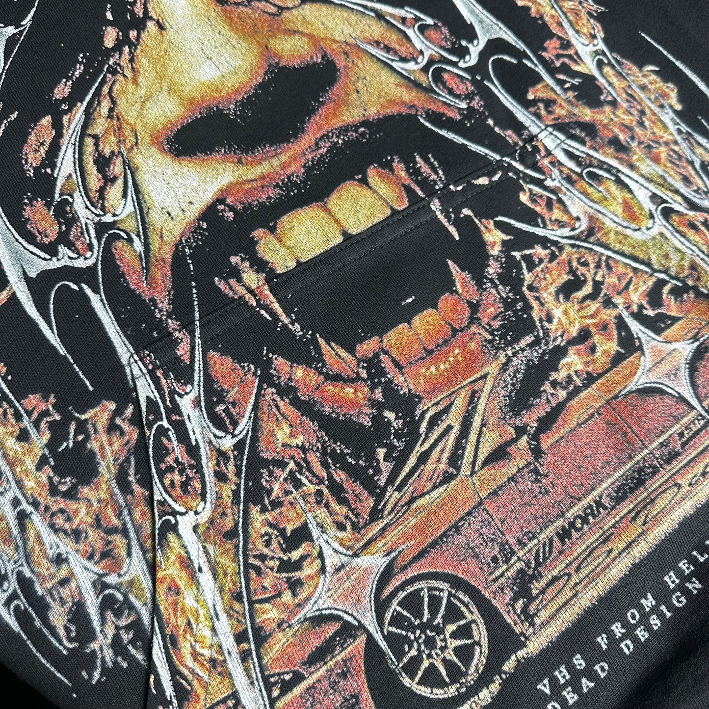 "VHSFROMHELL" VINTAGE OVERSIZED HOODIE