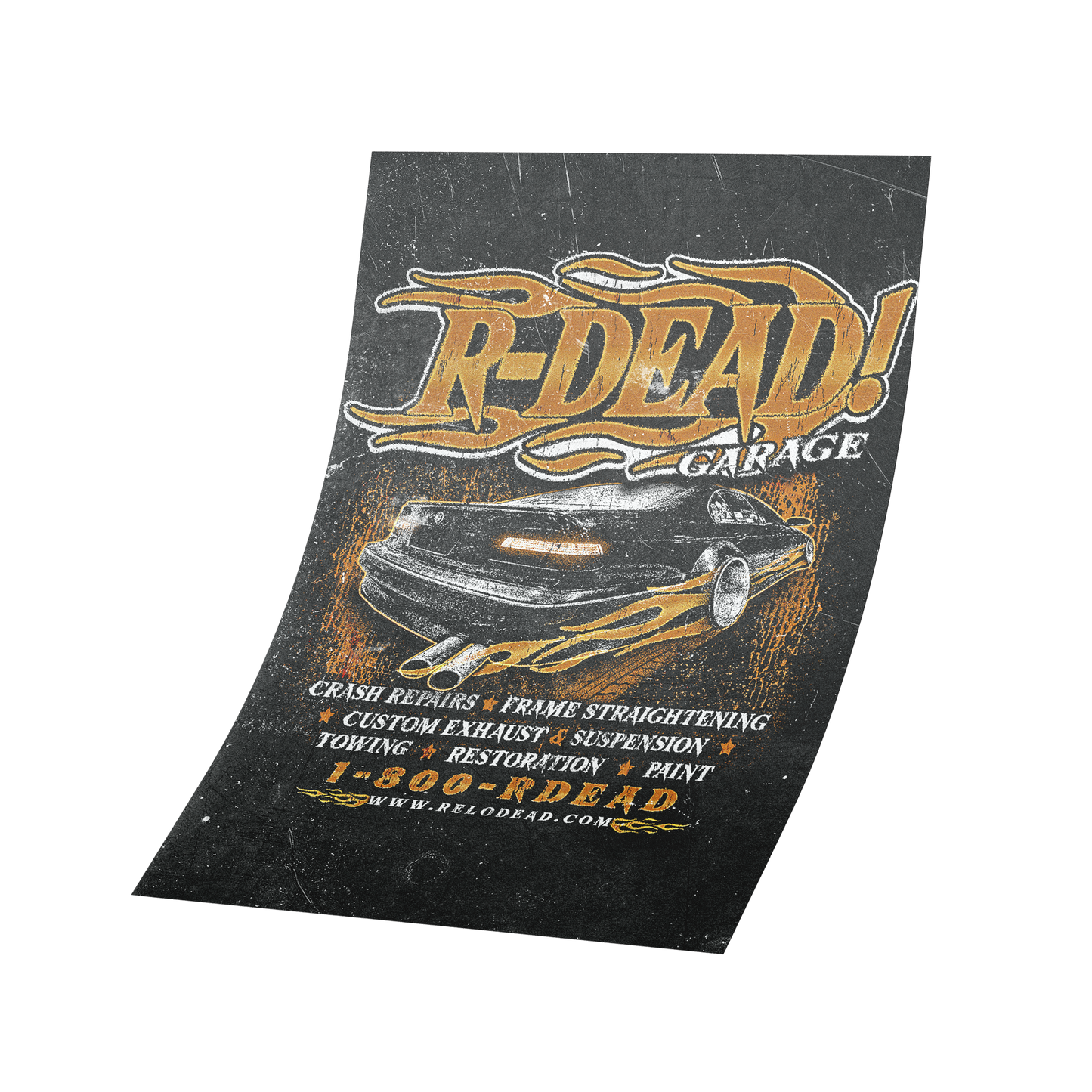 "R-DEAD GARAGE" POSTER (A2)