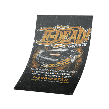 "R-DEAD GARAGE" POSTER (A2)