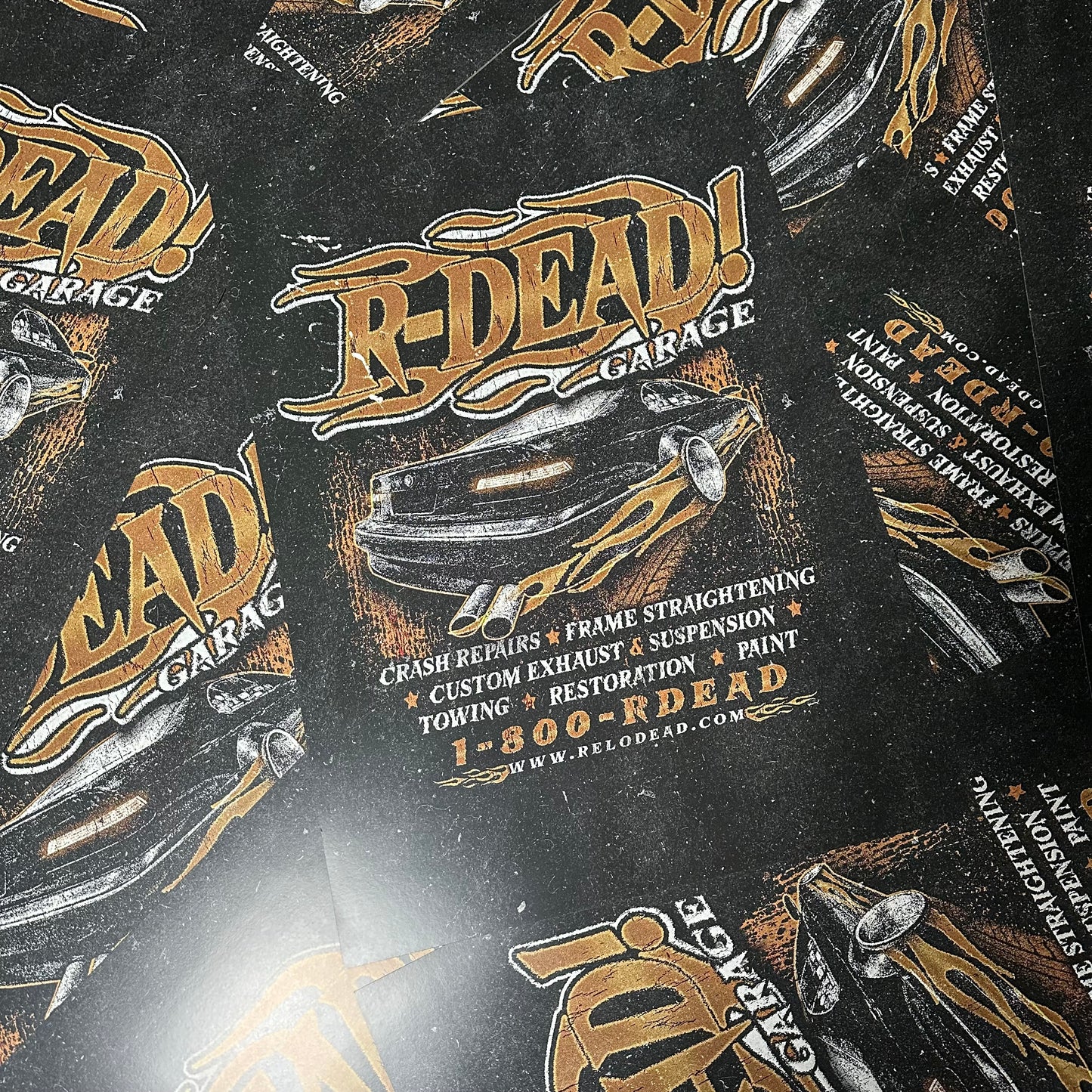 "R-DEAD GARAGE" POSTER (A2)