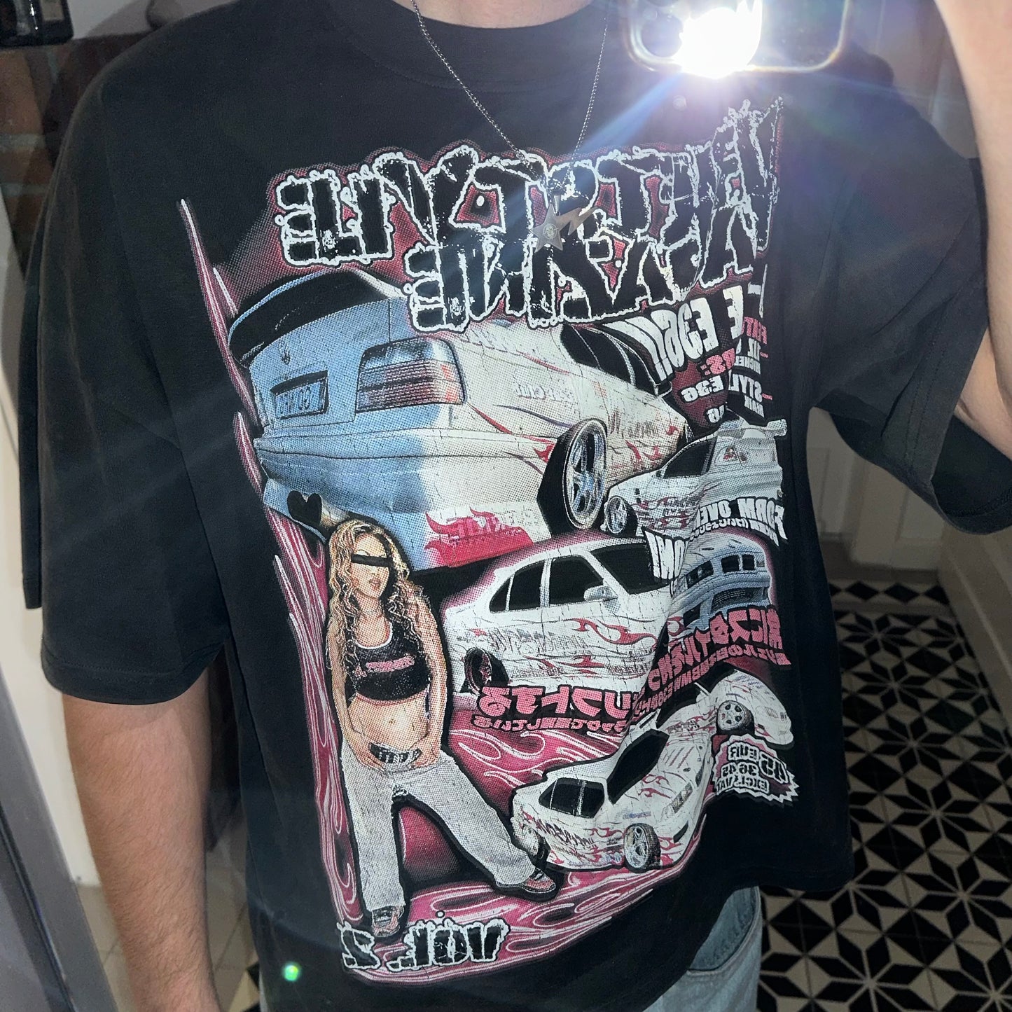"DRIFTSTYLE MAGAZIN VOL.2" VINTAGE OVERSIZED T-SHIRT