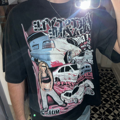 "DRIFTSTYLE MAGAZIN VOL.2" VINTAGE OVERSIZED T-SHIRT