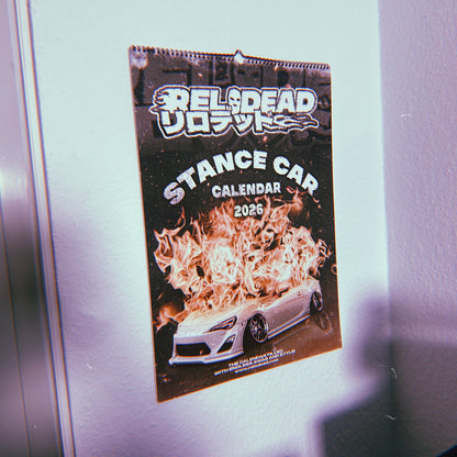 STANCE CAR CALENDAR 2026 (A2)