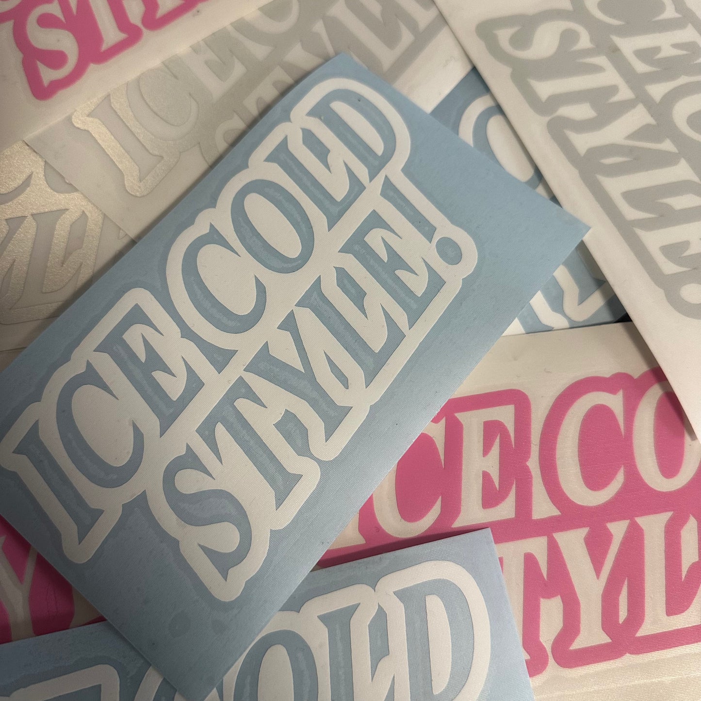 "ICE COLD STYLE" STICKER
