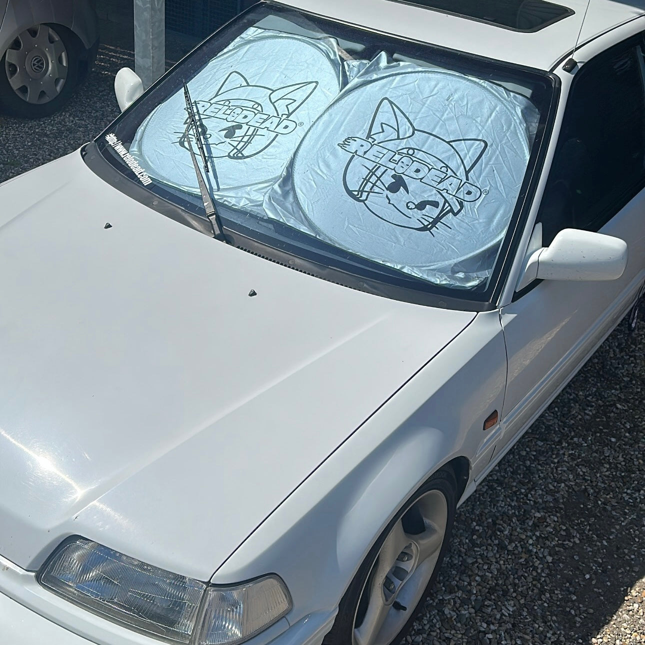 "CAT LOGO" CAR SUN SHADE