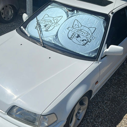"CAT LOGO" CAR SUN SHADE