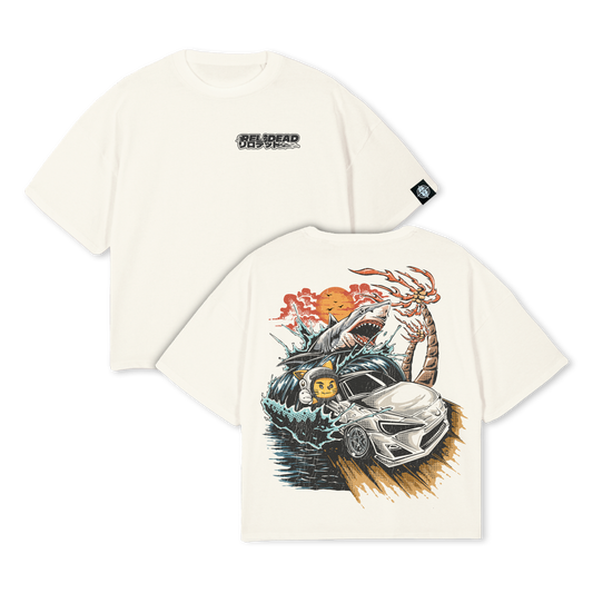 "STANCE_ADRIA_25" VINTAGE OVERSIZED T-SHIRT