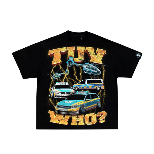 "TUV WHO?" OVERSIZED T-SHIRT