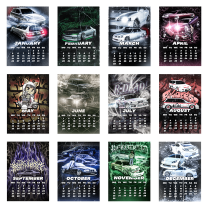 STANCE CAR CALENDAR 2026 (A2)