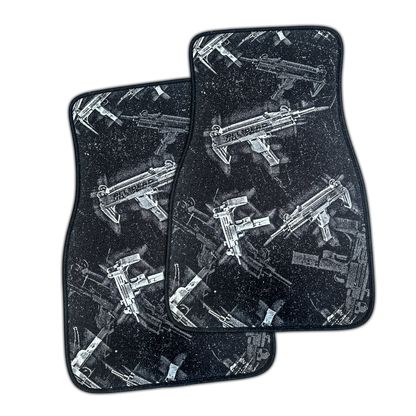 "CHROME UZI" FLOOR MATS