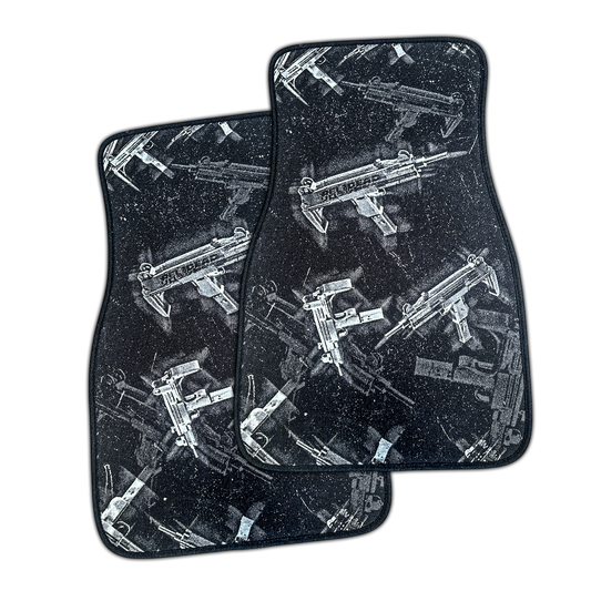"CHROME UZI" FLOOR MATS