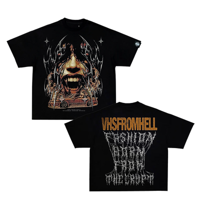 "VHSFROMHELL" BOXY T-SHIRT