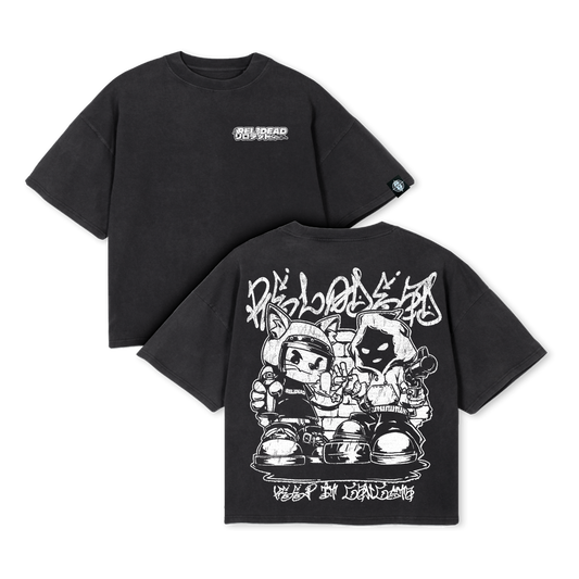 "KEEP IT GANGSTER" VINTAGE OVERSIZED T-SHIRT