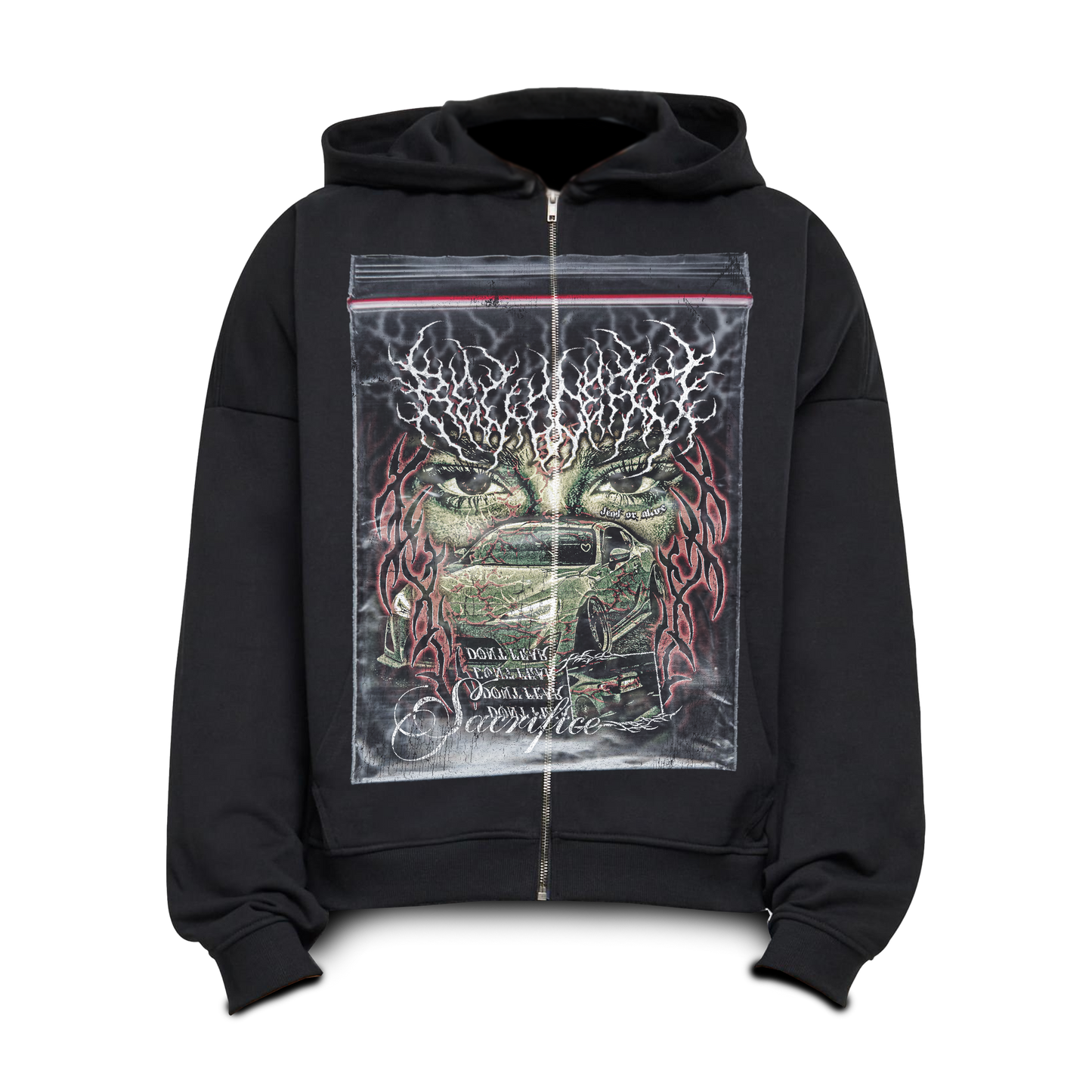 "ZIPBAG86" OVERSIZED ZIPPER