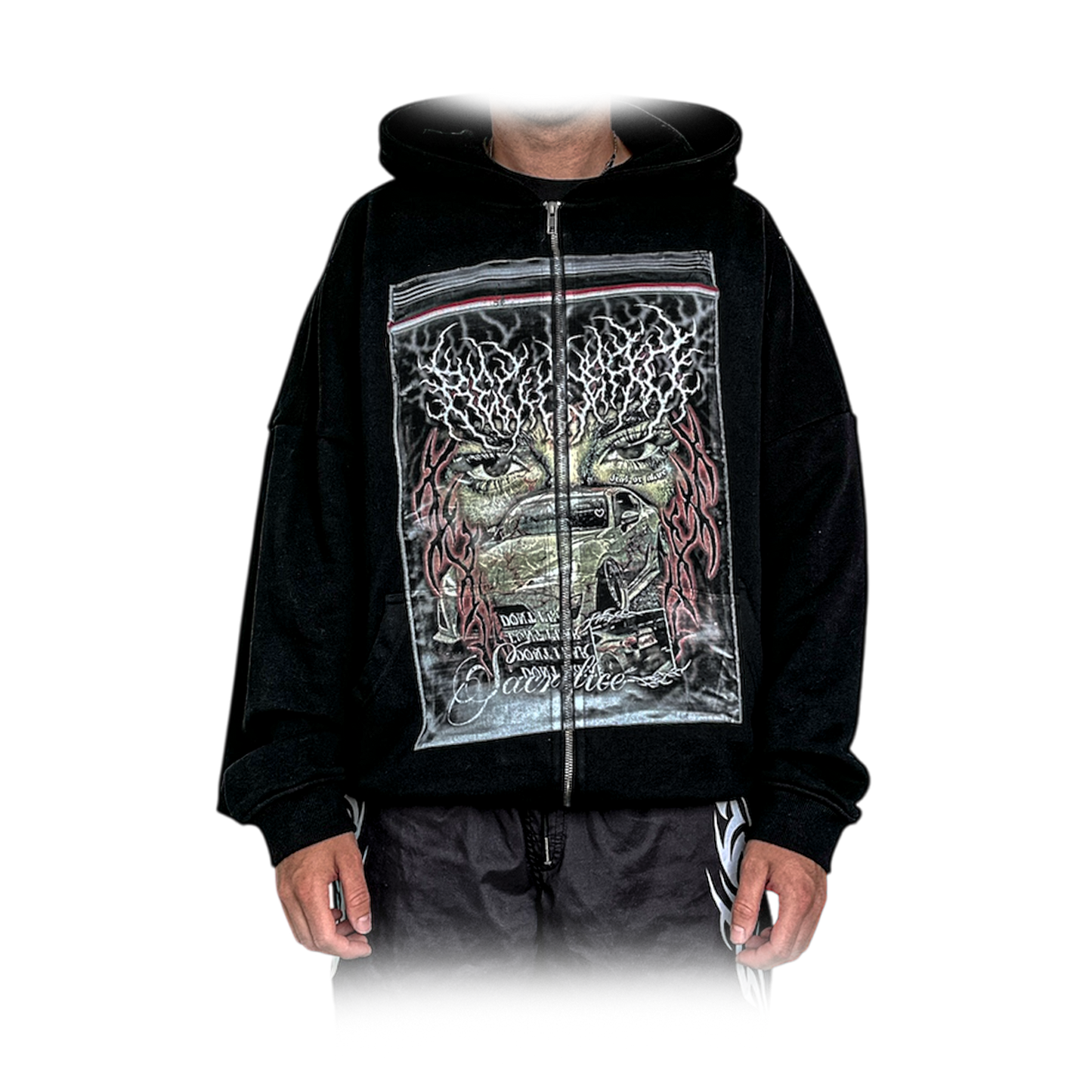"ZIPBAG86" OVERSIZED ZIPPER