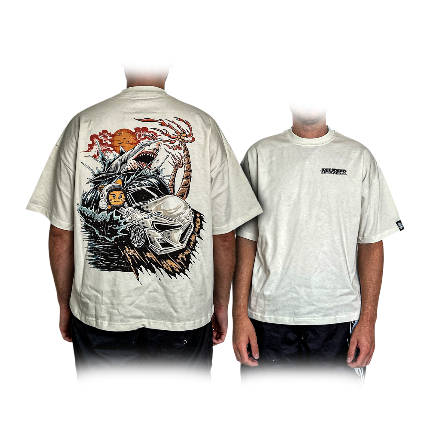 "STANCE_ADRIA_25" VINTAGE OVERSIZED T-SHIRT