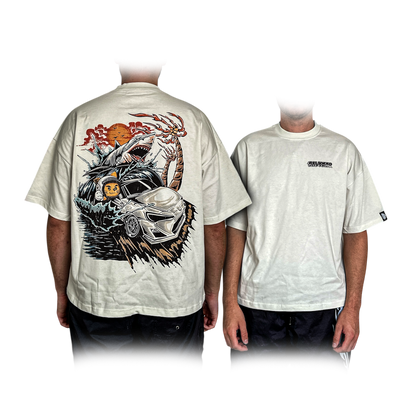 "STANCE_ADRIA_25" VINTAGE OVERSIZED T-SHIRT
