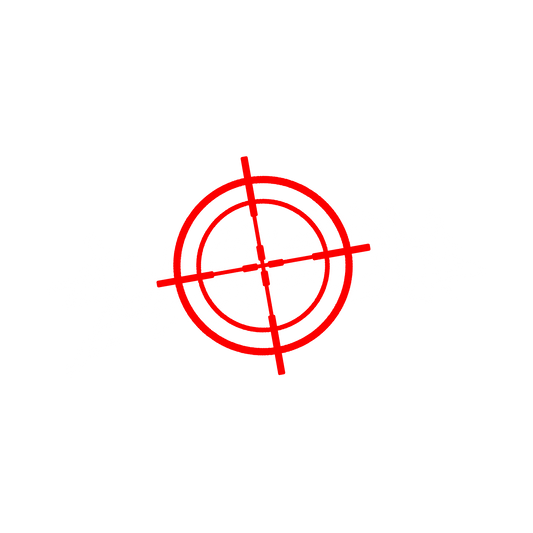 "CROSSHAIR" 2 PIECE STICKER