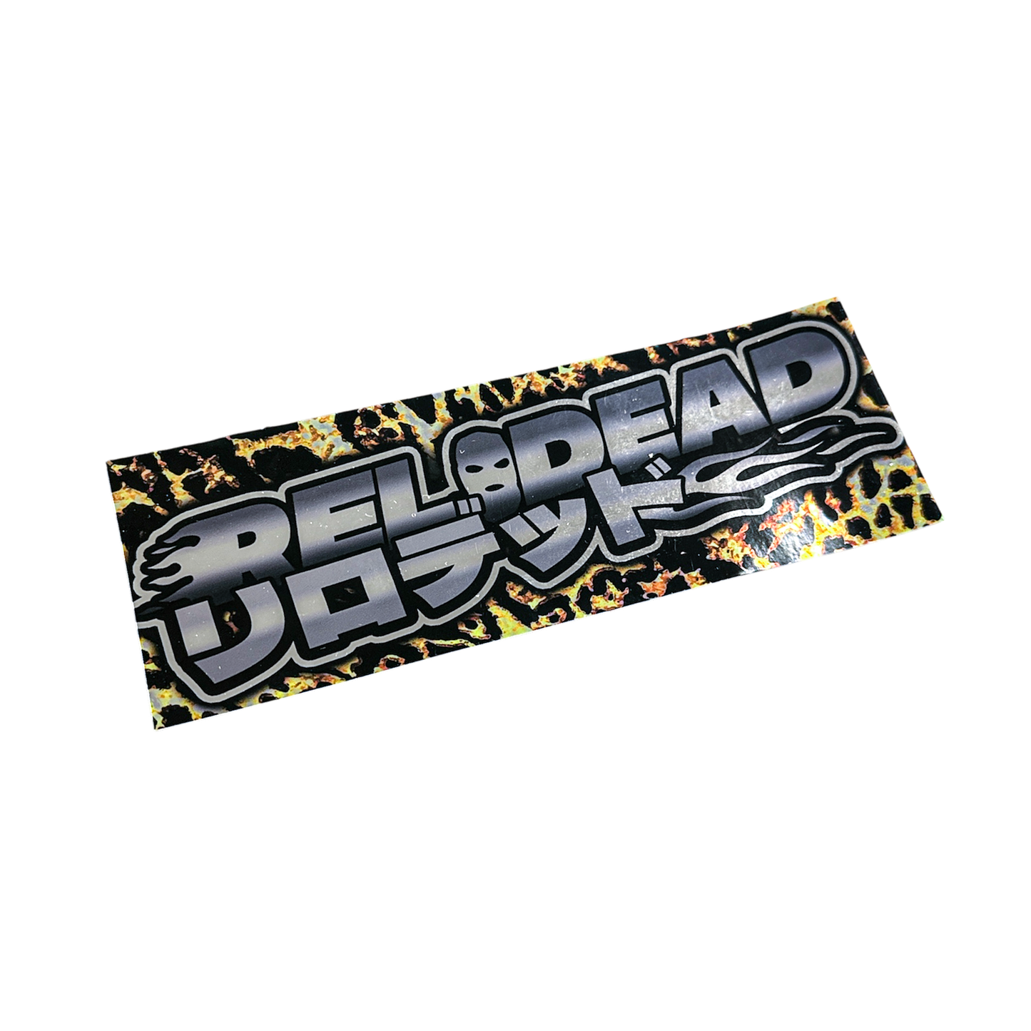 "LEOPARD" CHROME SLAP STICKER